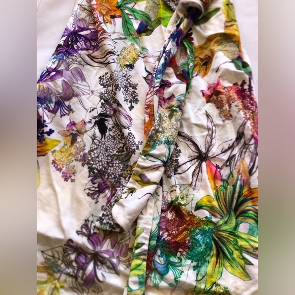 Vibrant Colourful Floral Wrap Dress - Picture 4 of 15